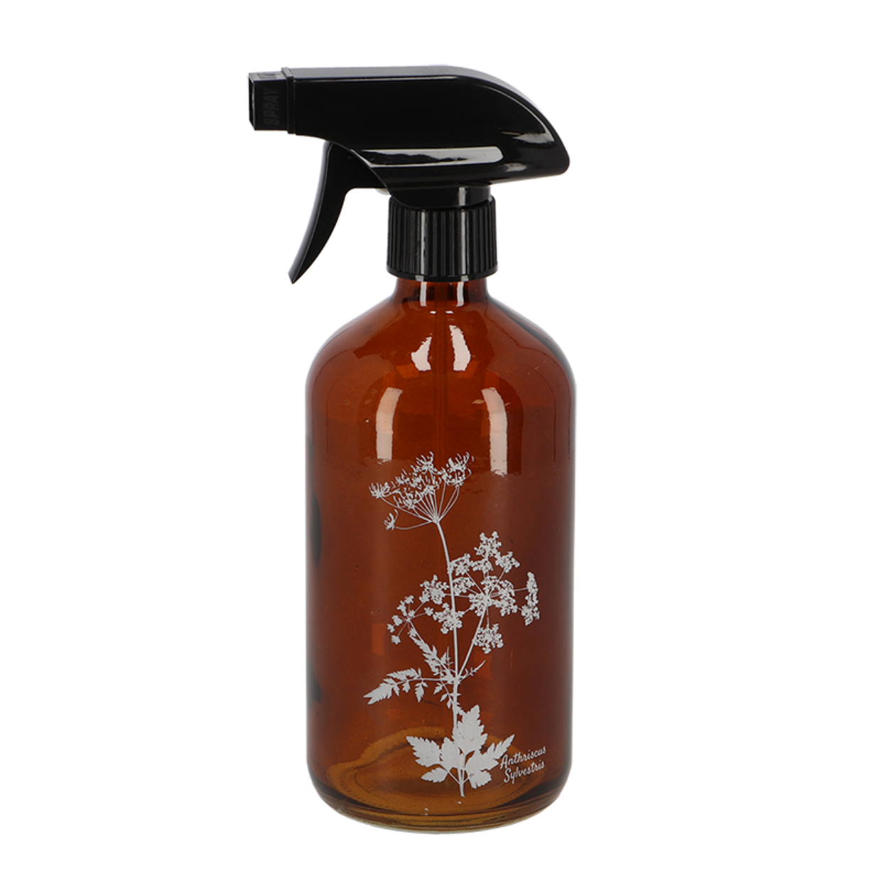 Stylish Water Sprayer 'Wild Flower' - Brown Glass - 21 Cm