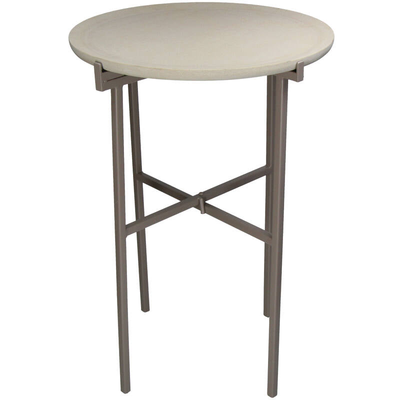 Round Table - Beige Stone - Ø38 X ↑ 56 Cm