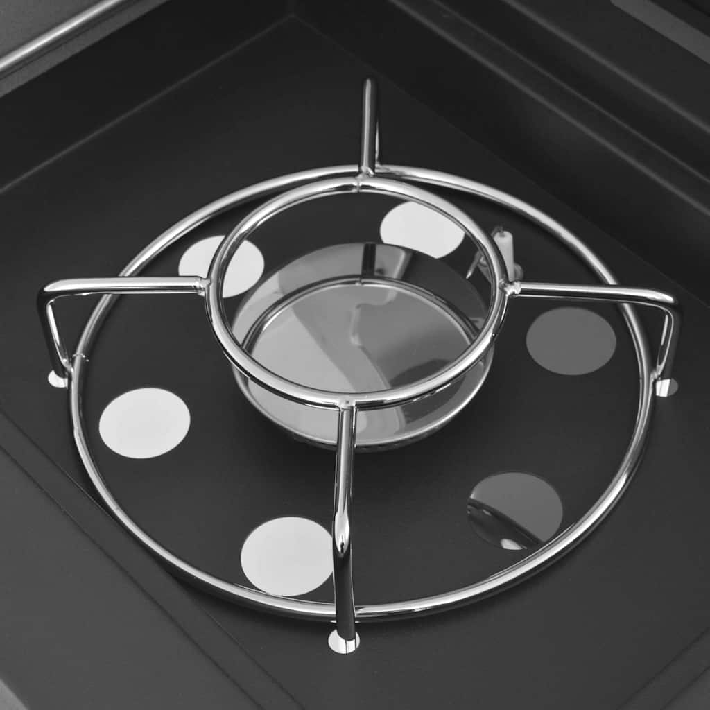 Gas Barbecue Grill Zilver Roestvrij Staal