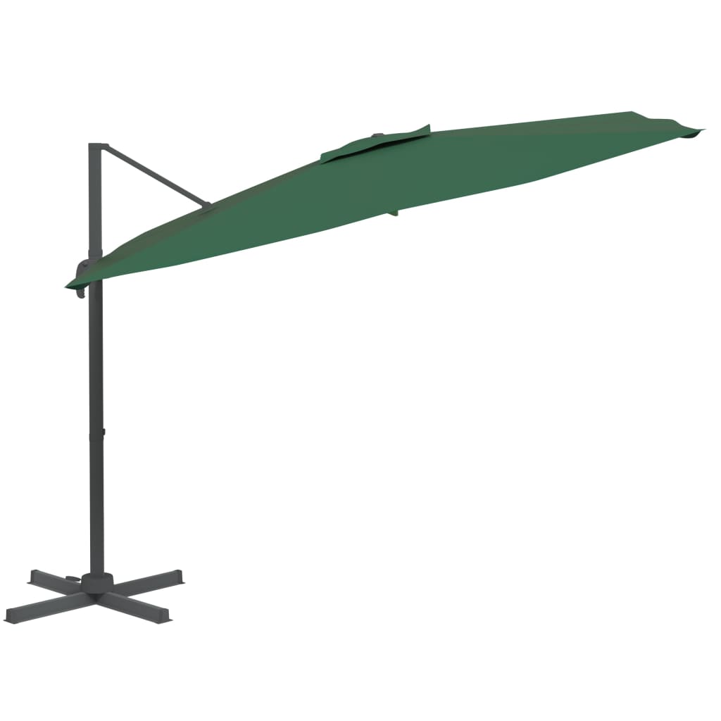 Zweefparasol Met Led-Verlichting 400X300 Cm