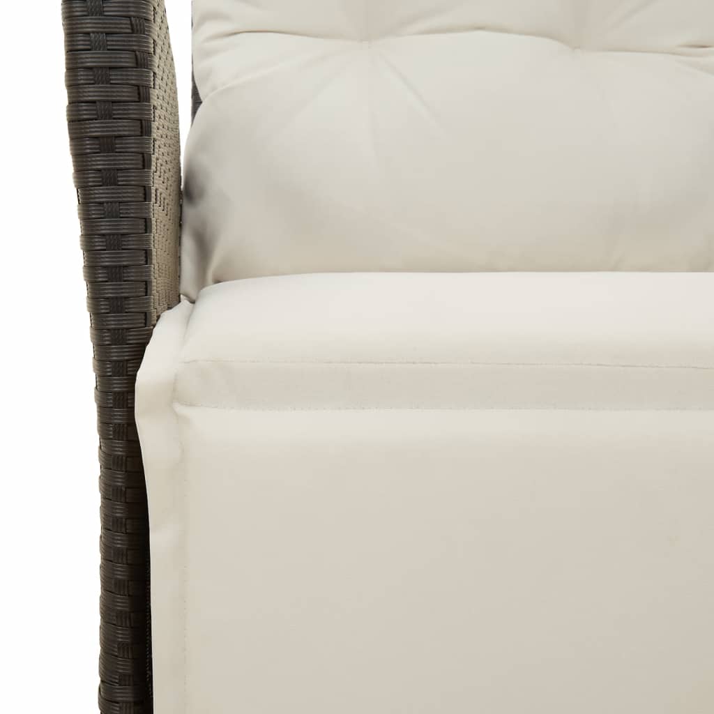 7-Delige Tuinset Met Kussens Poly Rattan