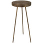 Round Table - Brown Metal - Ø38,5 X ↑ 88 Cm