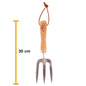 Rake Fork - ↑ 30 Cm - Stainless Steel - Ashwood - Giftbox