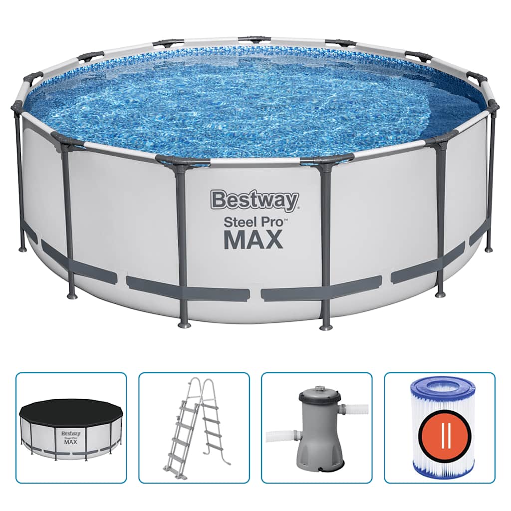 Bestway Zwembadset Steel Pro Max Rond 396X122 Cm