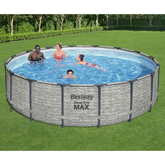 Bestway Zwembad Power Steel Rond 488X122 Cm