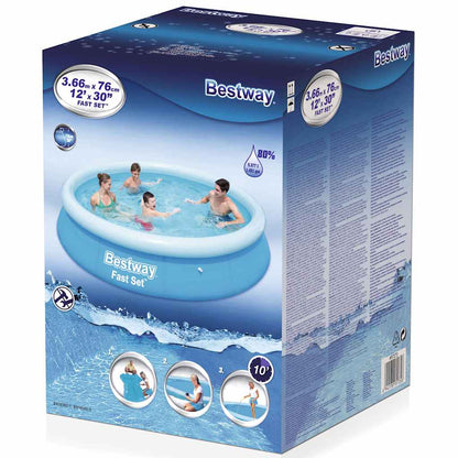 Bestway Zwembad Fast Set Opblaasbaar Rond 57273