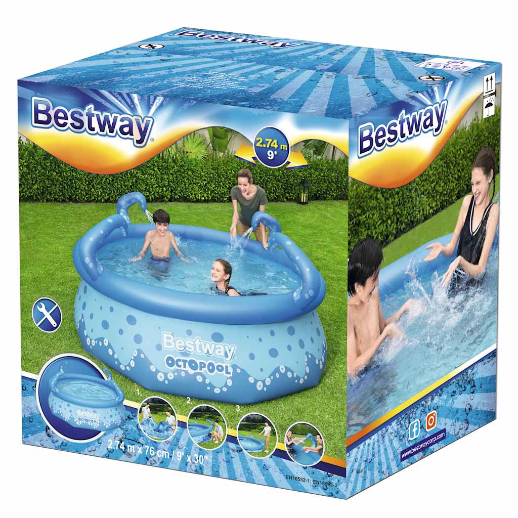 Bestway Easy Set Zwembad Octopool 274X76 Cm Wit