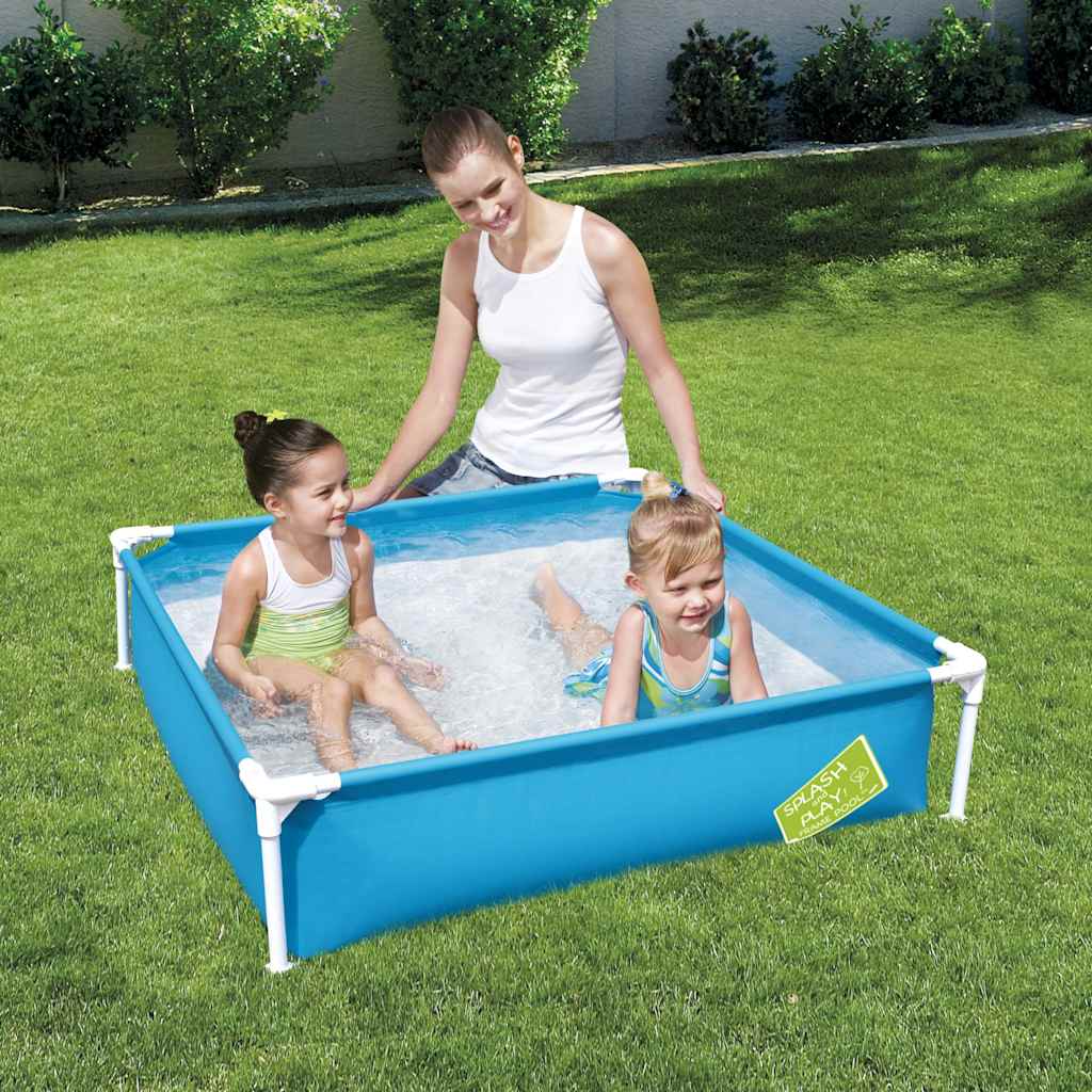 Bestway Zwembad My First Frame Pool 122X122X30,5 Cm Blauw En Wit