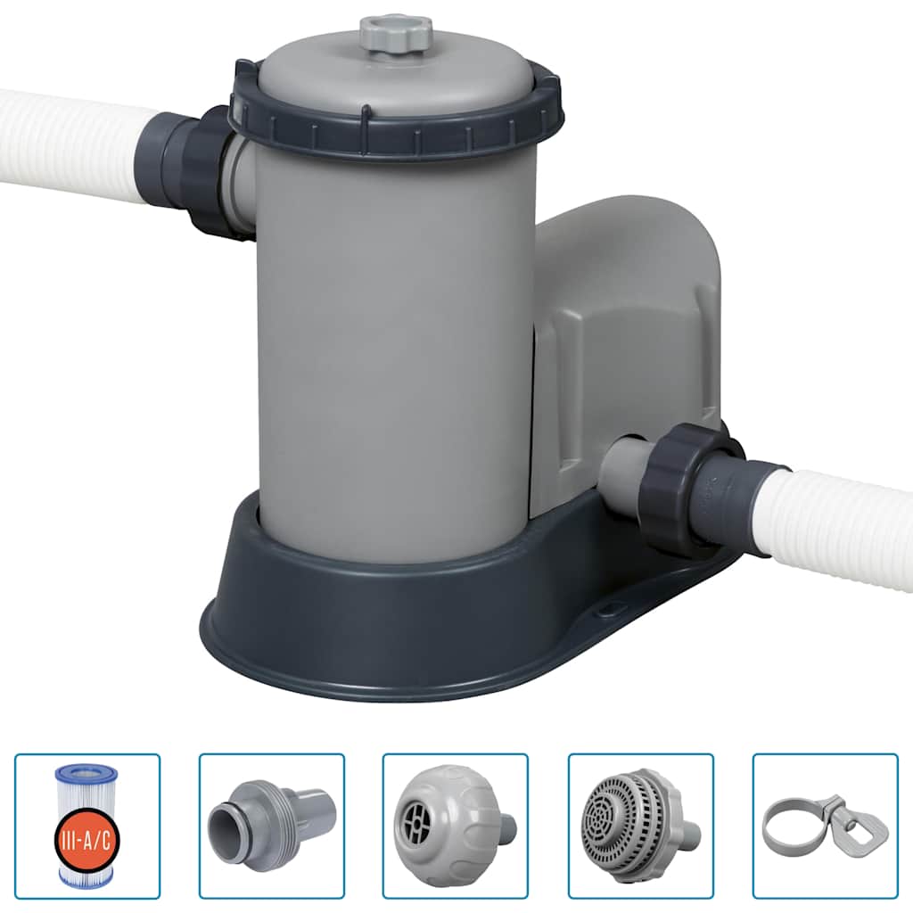 Bestway Zwembadset Power Steel Rechthoekig