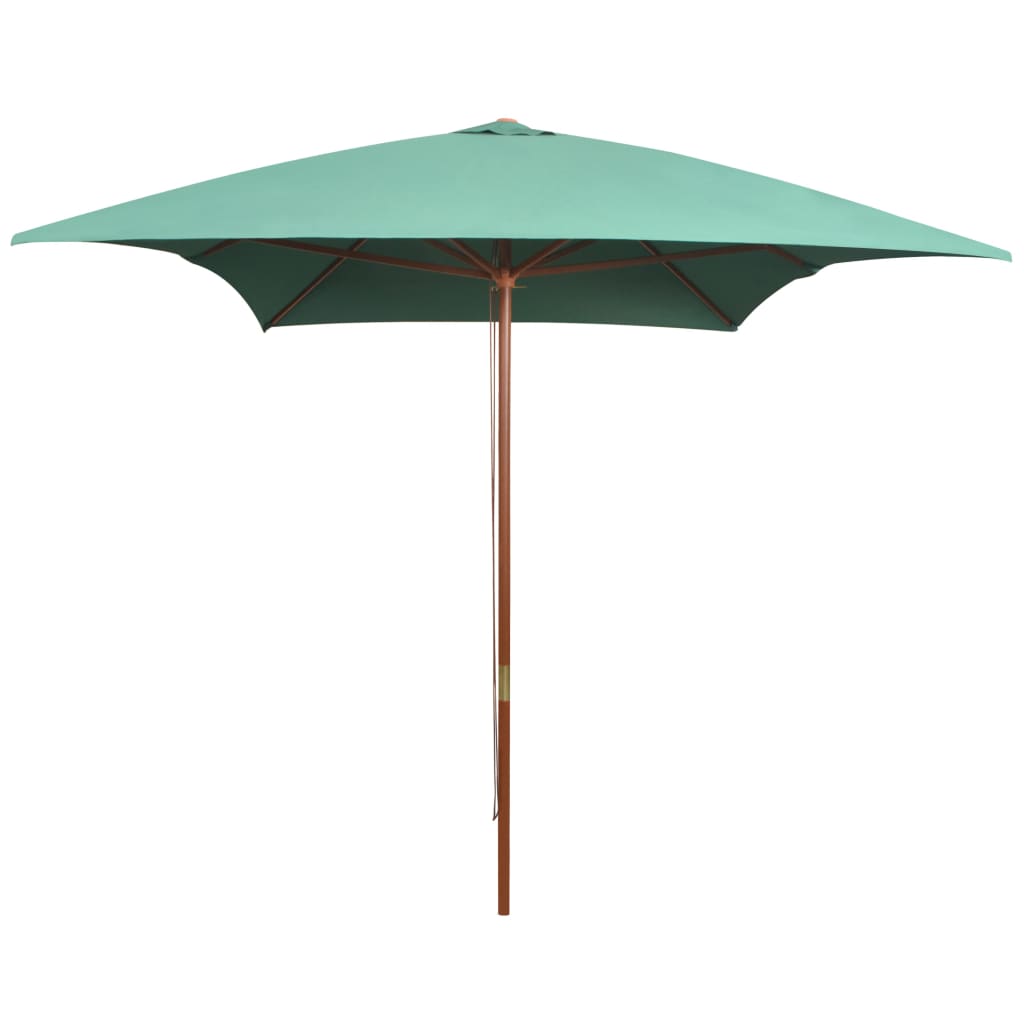 Parasol Met Houten Paal 200X300 Cm
