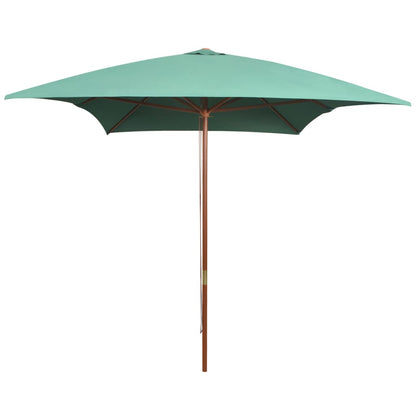 Parasol Met Houten Paal 200X300 Cm