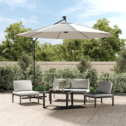 Zweefparasol Met Led En Stalen Paal