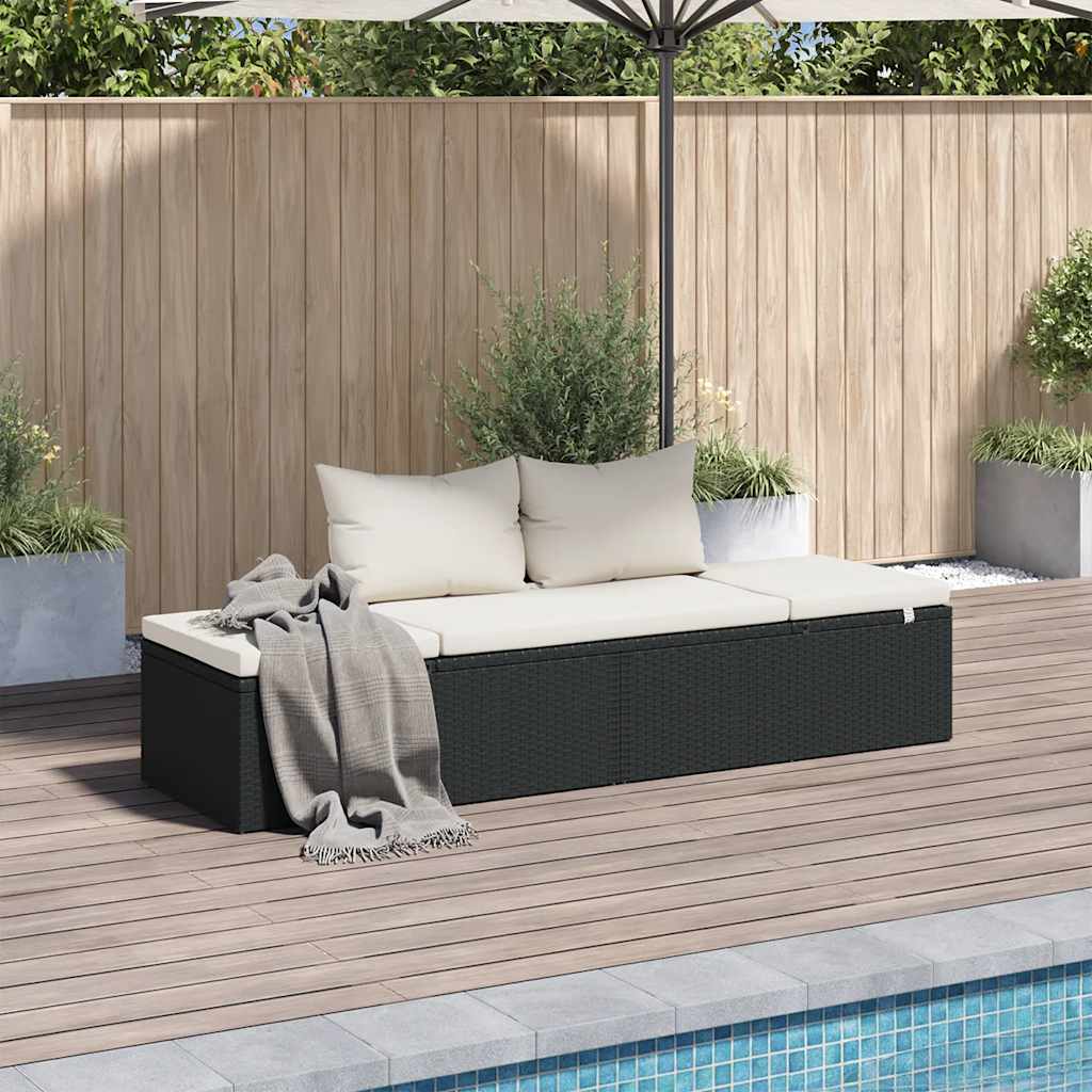 Tuinbed 195X60 Cm Poly Rattan