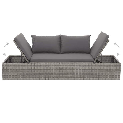 Tuinbed 195X60 Cm Poly Rattan