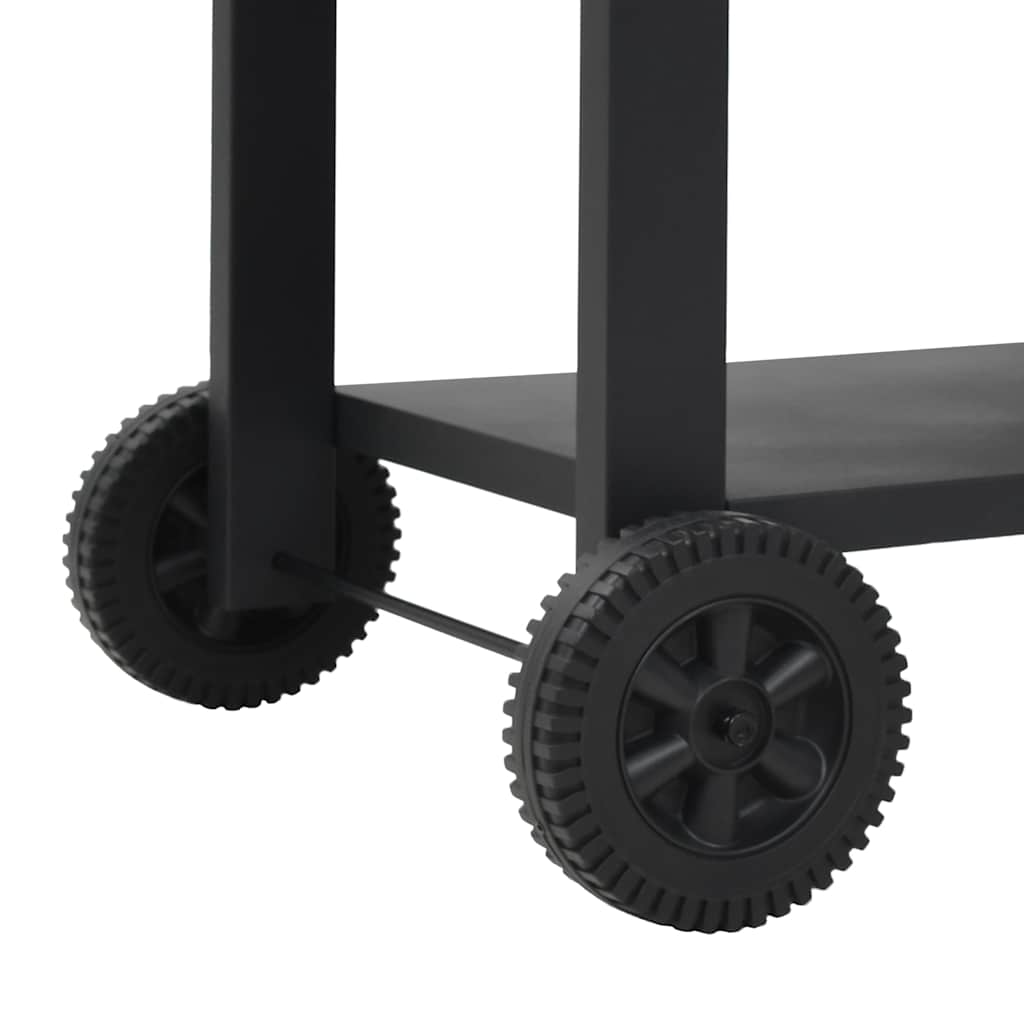 Pizzaoven Op Houtskool Met Terracotta Pizzasteen