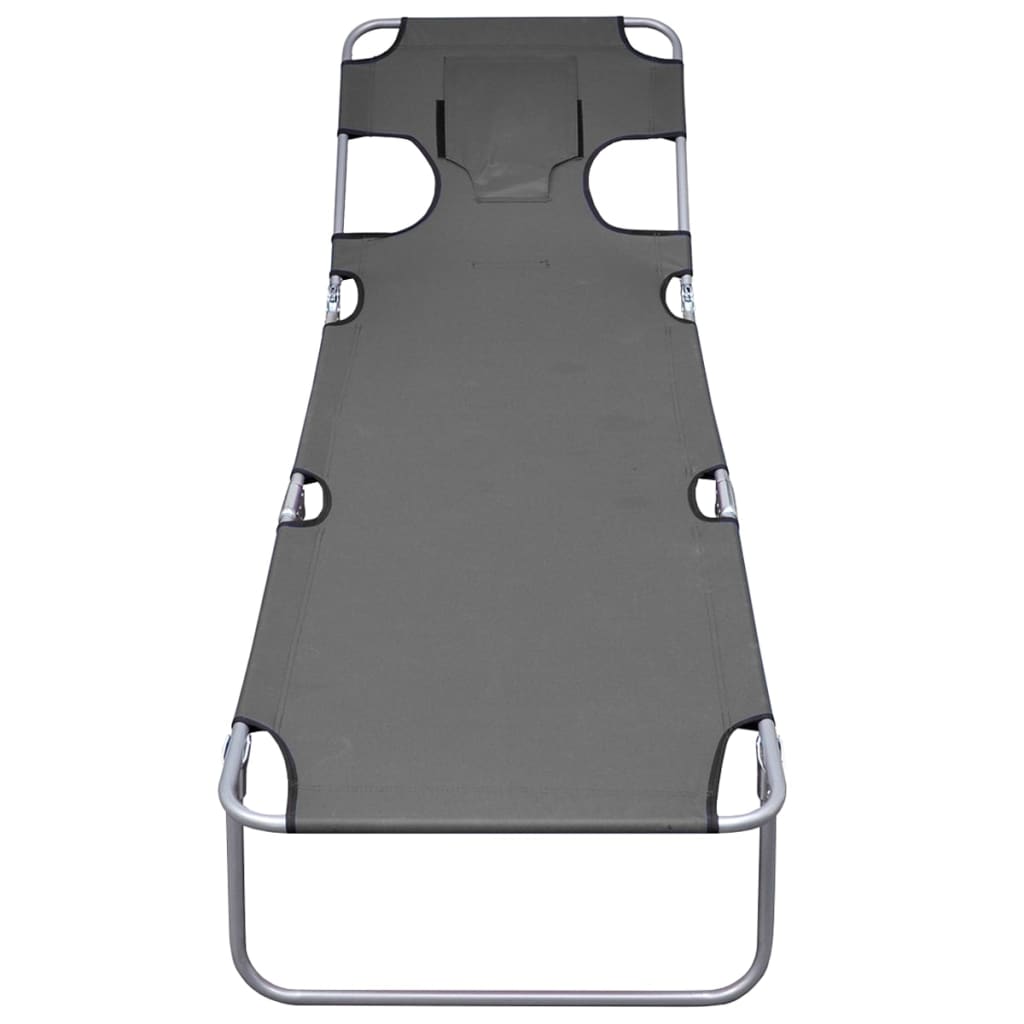 Ligbed Met Hoofdkussen Verstelbaar En Inklapbaar