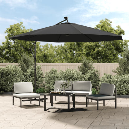 Zweefparasol Met Led En Stalen Paal