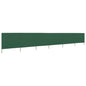 Windscherm 9-Panelen Stof Groen