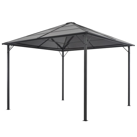 Prieel Met Dak Aluminium Antracietkleurig