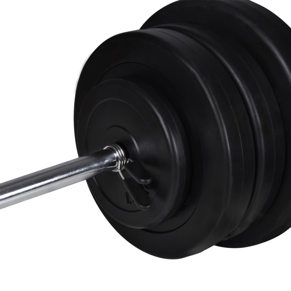 Trainingsbank Met Halterset 60,5 Kg