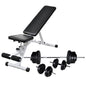 Trainingsbank Met Halterset 60,5 Kg
