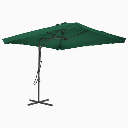 Parasol Met Stalen Paal 250X250 Cm Groen