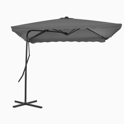 Parasol Met Stalen Paal 250X250 Cm Groen