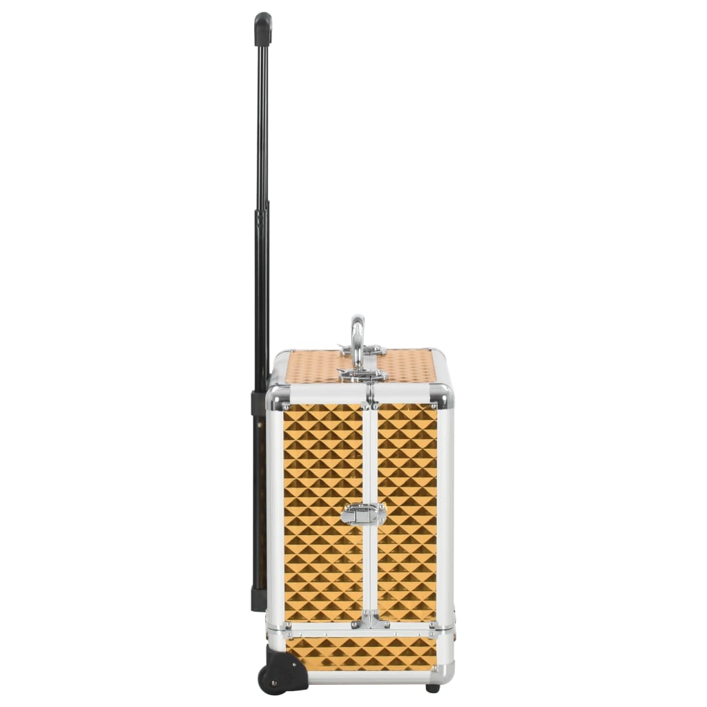 Make-Up Trolley 35X29X45 Cm Aluminium Kleurig