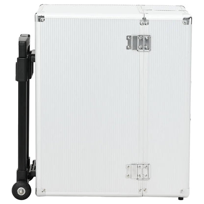 Pilotentrolley Aluminium Zilverkleurig