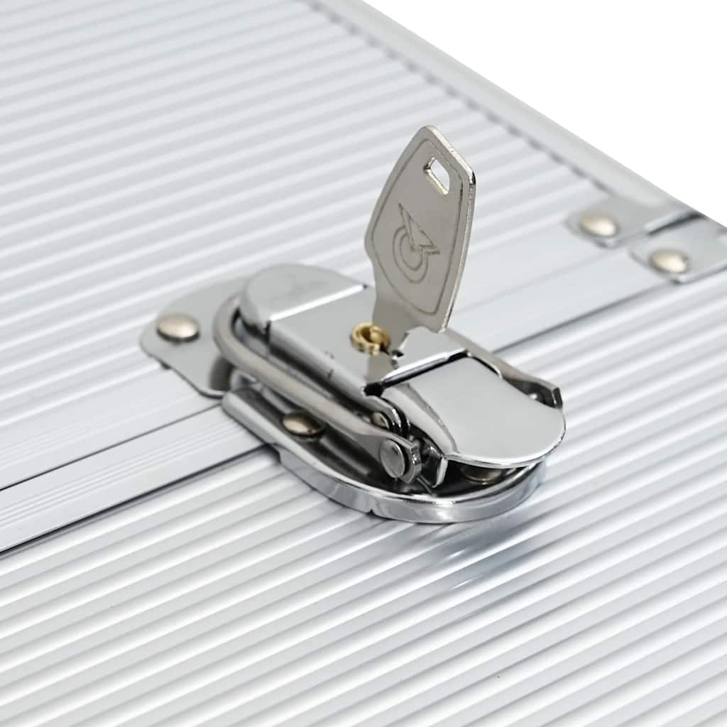 Pilotentrolley Aluminium Zilverkleurig