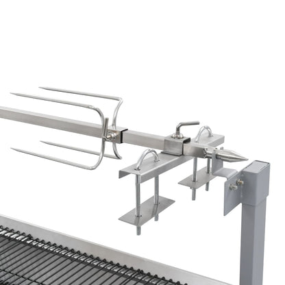 Draaispit Barbecue Met Elektrische Motor