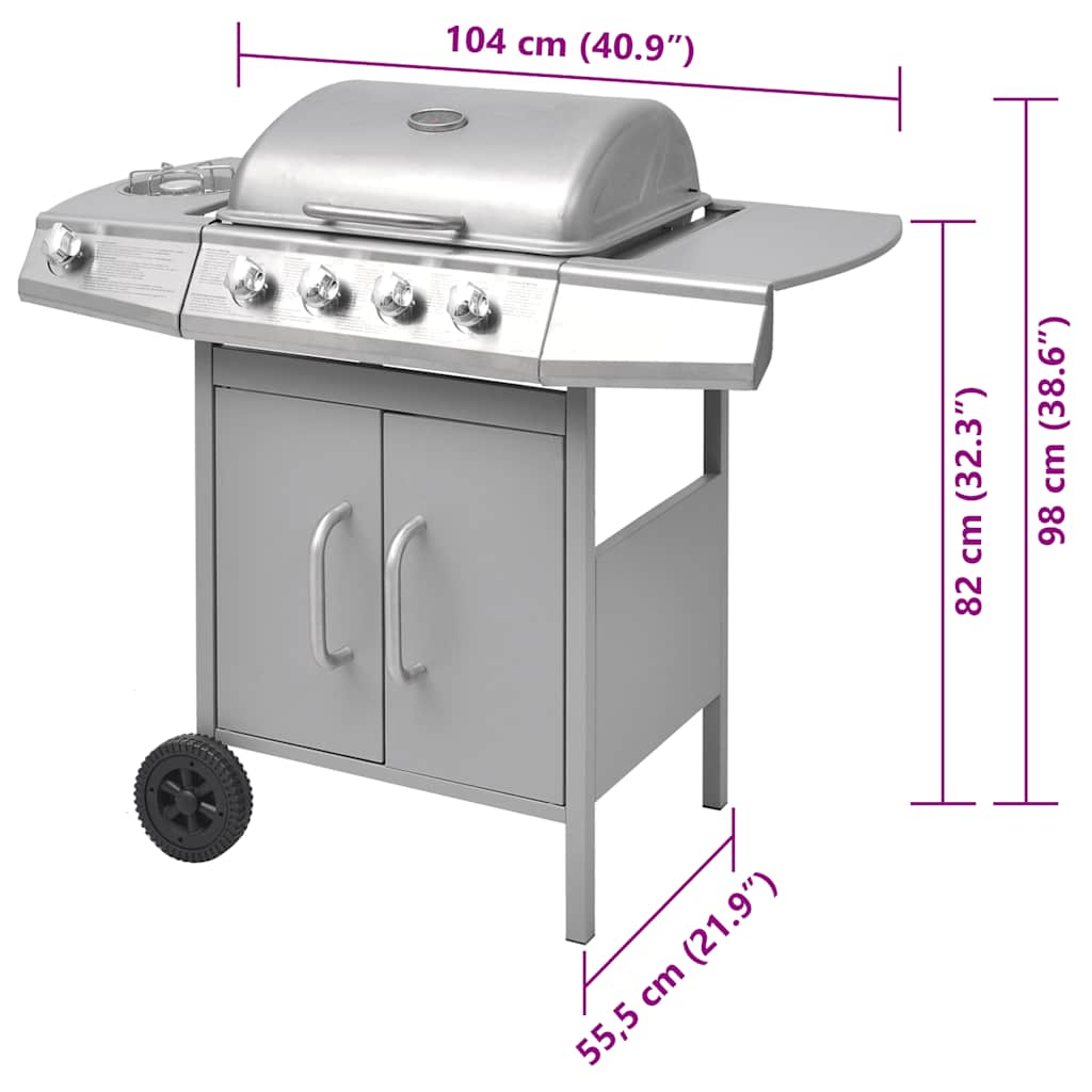 Gasbarbecue 4+1 Kookzone