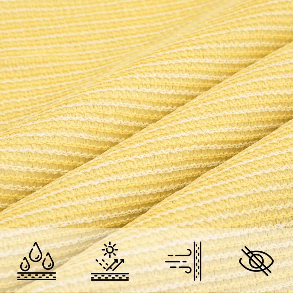 Zonnescherm Hdpe Rechthoekig Beige