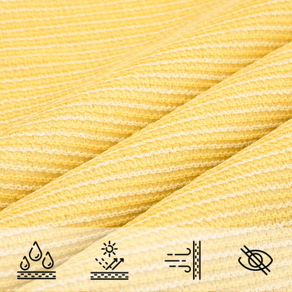 Zonnescherm Hdpe Rechthoekig Beige