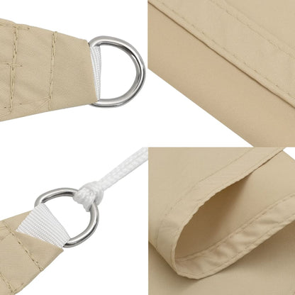 Zonnescherm Rechthoekig Oxford Stof Beige