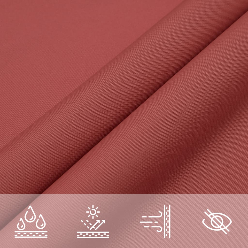 Zonnescherm Rechthoekig Oxford Stof Kleur Terracotta