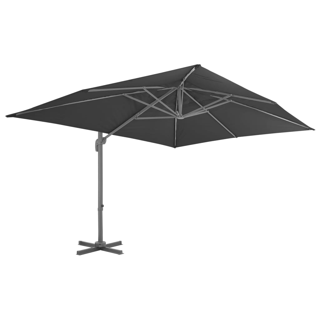 Parasol Met Draagbare Voet Kleurig