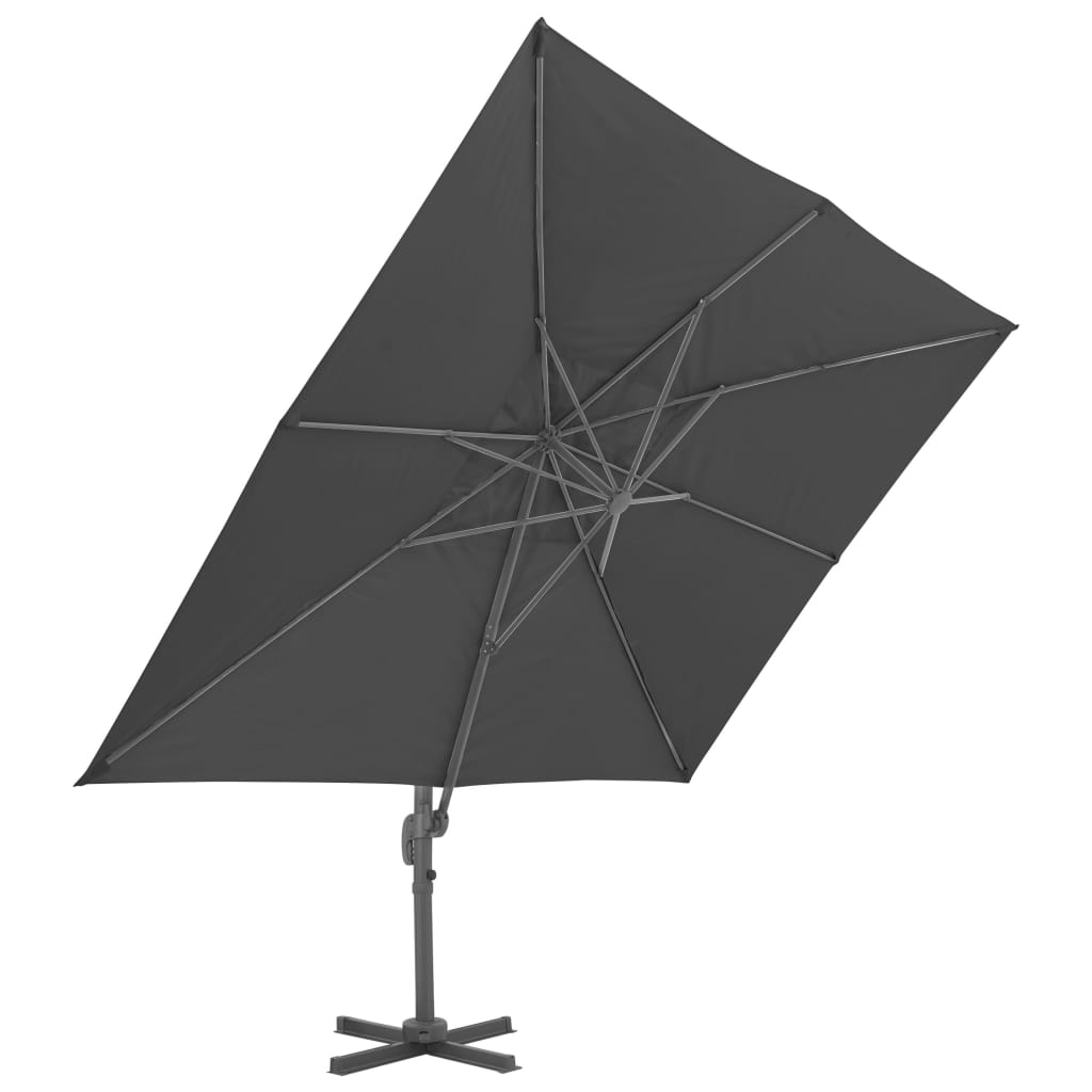Parasol Met Draagbare Voet Kleurig