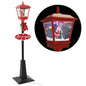 Straatlantaarn Met Kerstman 81X40X Pvc Zwart En Rood