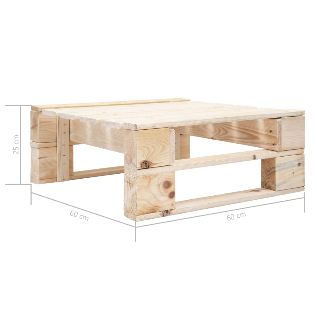 Tuinhocker Pallet Hout