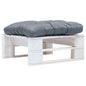 Tuinpoef Met Kussen Pallet Hout