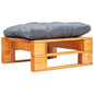 Tuinpoef Met Kussen Pallet Hout