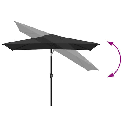 Parasol Met Metalen Paal 300X200 Cm