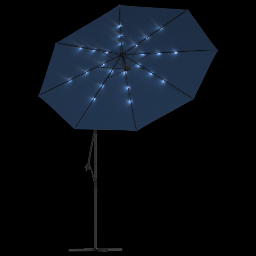 Zweefparasol Met Led En Stalen Paal