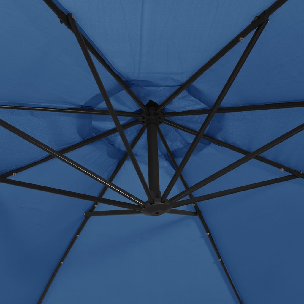 Zweefparasol Met Led En Stalen Paal