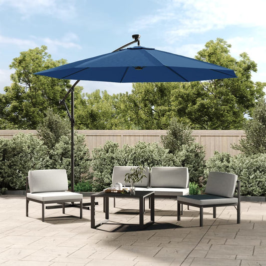 Zweefparasol Met Led En Stalen Paal