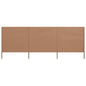 Windscherm 6-Panelen Stof Taupe