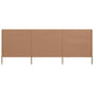 Windscherm 6-Panelen Stof Taupe
