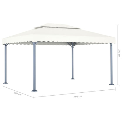 Prieel 400X300 Cm Aluminium