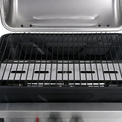 Gasbarbecue Met 3-Laags Zijtafel Kleurig